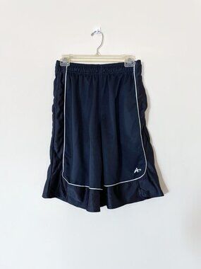 athletech. Navy Blue polyester shorts, Athletic shorts